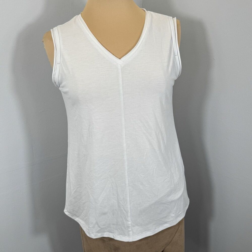 Kuhl Sz S Juniper Women’s White Tank Top Active Hiking Travel Shirt 8454 NWOT